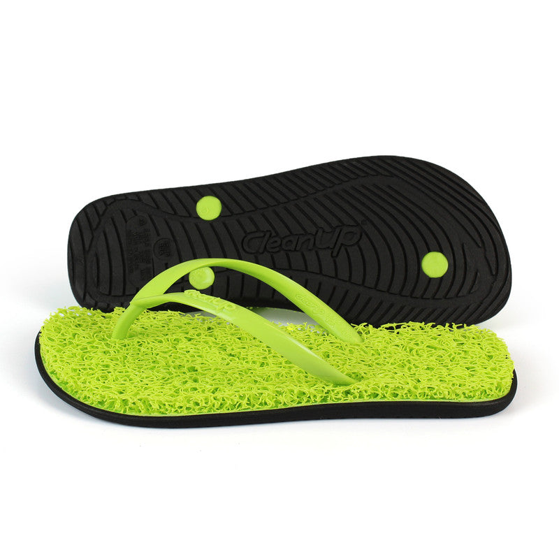 Flat Essence Slim - Lime Green | Vibrant Style &amp; Maximum Comfort